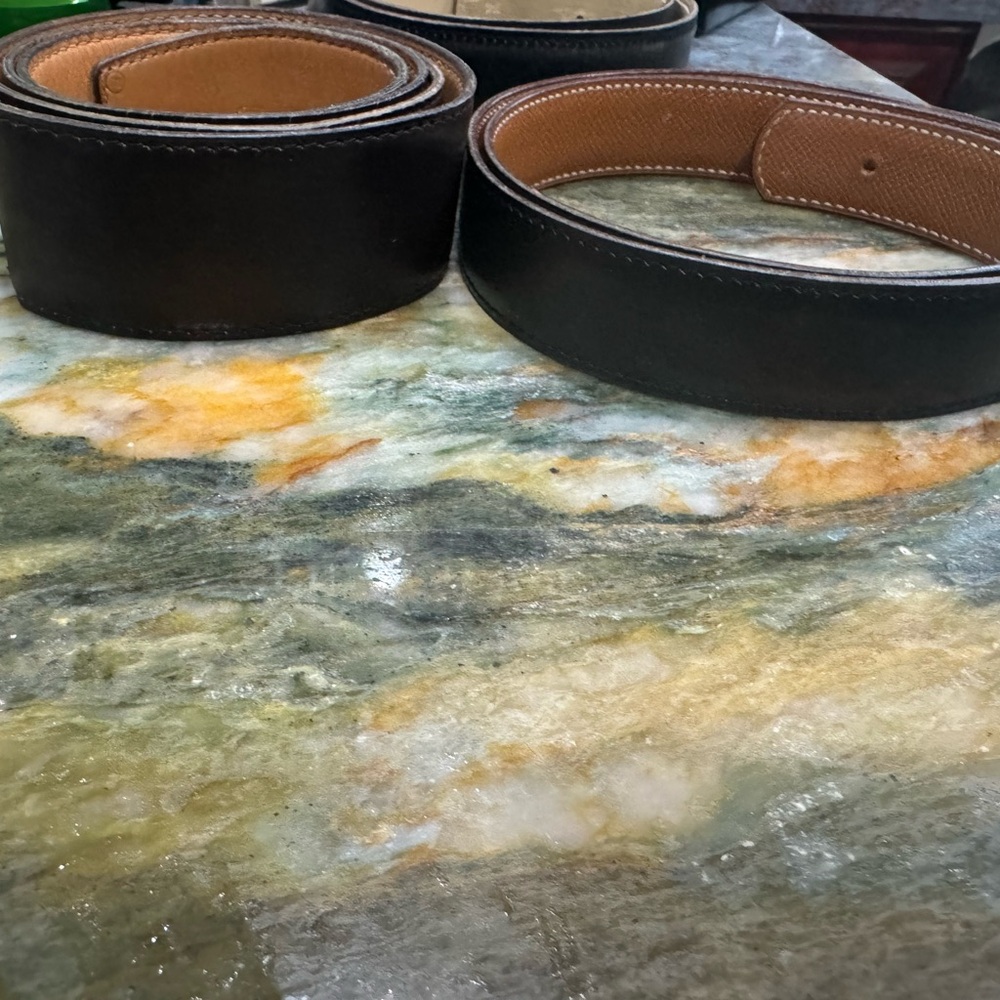 2 Vintage Hermes Reversible in belts